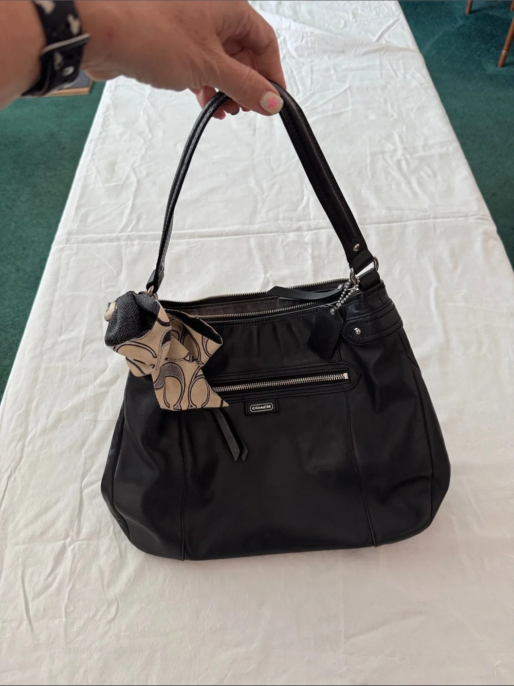 Coach smooth black